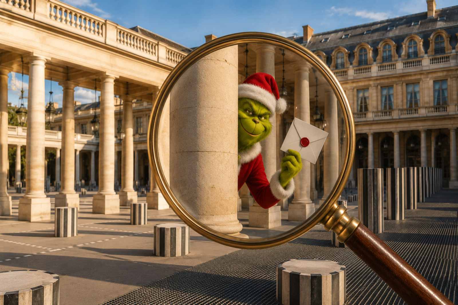 Grinch Treasure Hunt around the Palais Royal