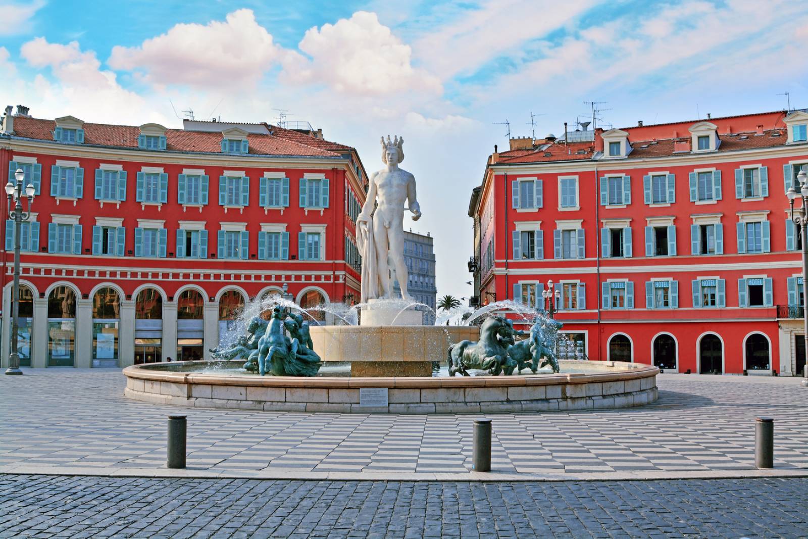 Massena Square in Nice during a private guided tour