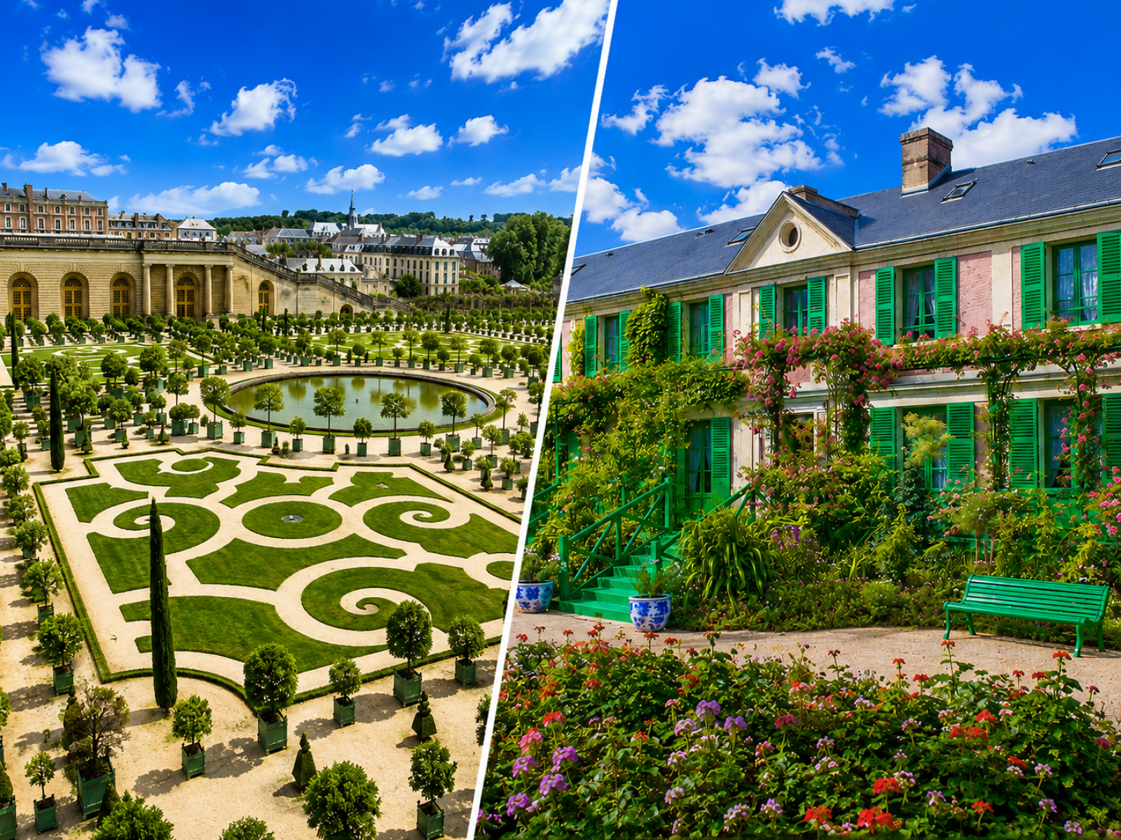 Versailles Castle & Giverny Private Tour from Paris