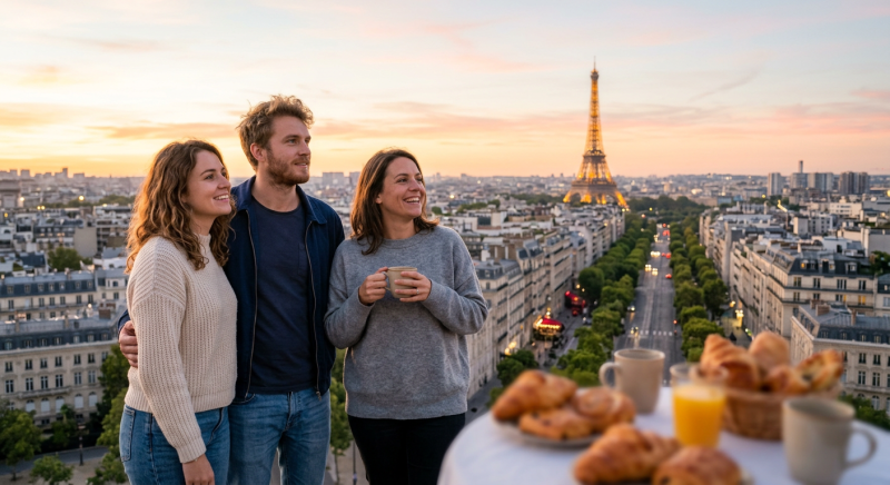 Private VIP Breakfast On The Arc de Triomphe With Guided Tour