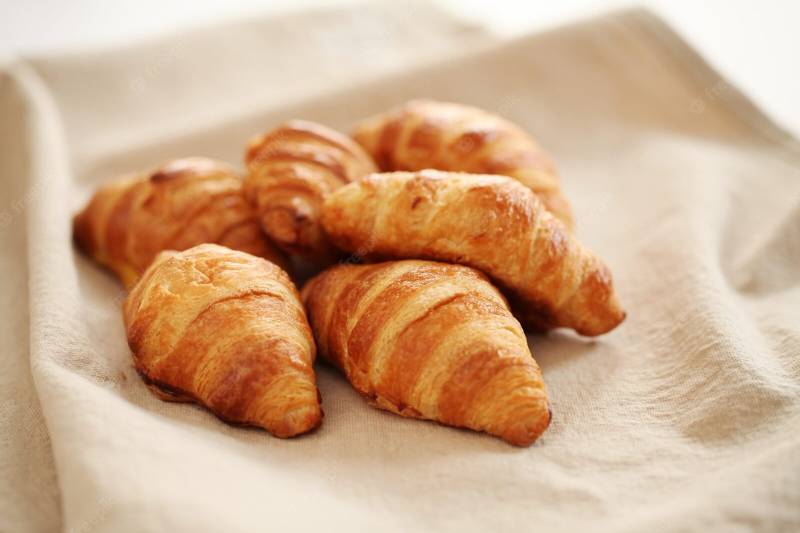 Fresh baked Croissants during a Paris Croissant Baking Class by Deluxe France