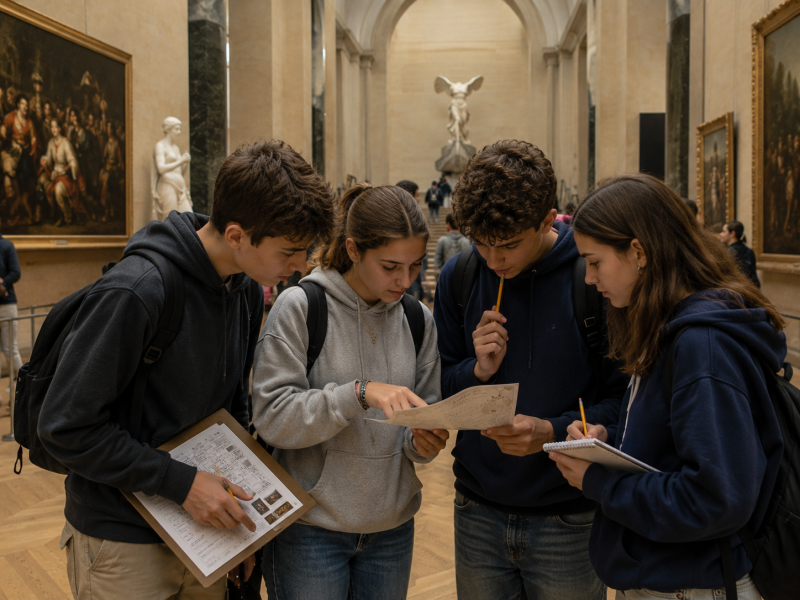 Louvre Museum Quest for Teens