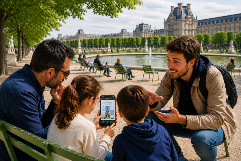 Tuileries Gardens Digital Quest