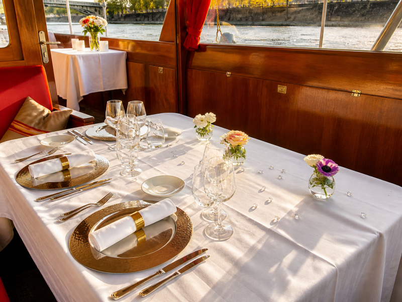 Guided Seine Cruise with Champagne Brunch