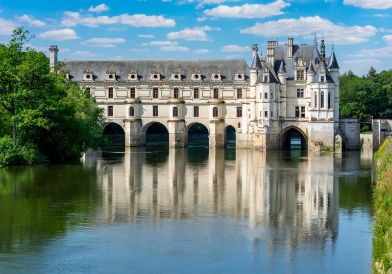 chenonceau Castle in Loire Valley 