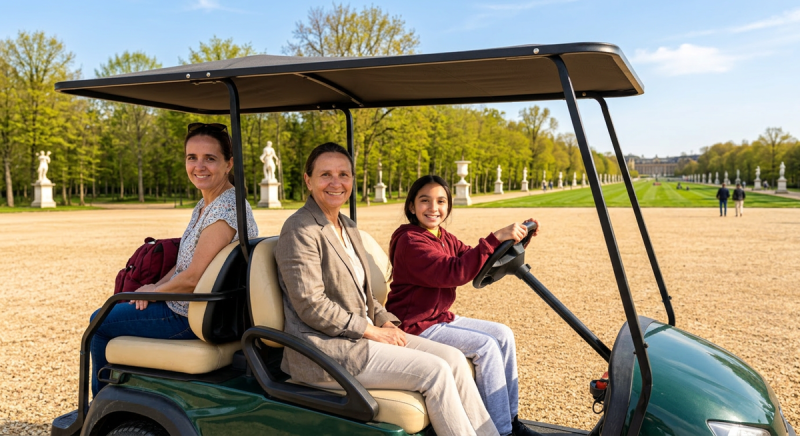 Family-Friendly Versailles by Golf Cart
