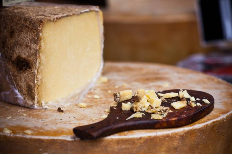 cheese from a cheese fromagerie in Paris