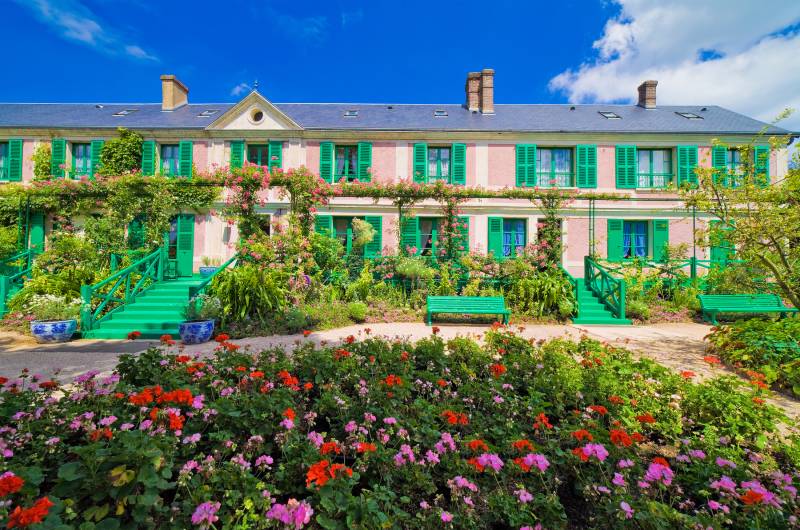 Exterior of Monet's House in Giverny Private tour by Deluxe France