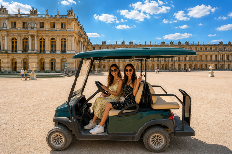 Versailles for Family with Golf Carts