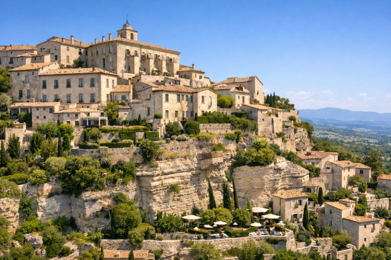 Private Helicopter Panoramic Tour & Gastronomic Lunch in Gordes