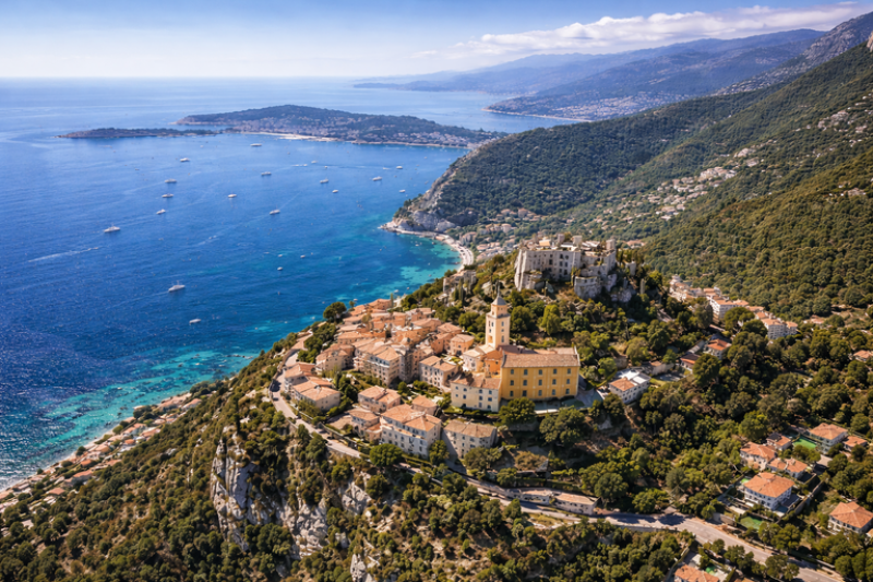 Helicopter Panoramic Flight From Monaco