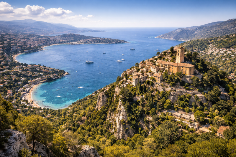 Helicopter Panoramic Flight From Nice