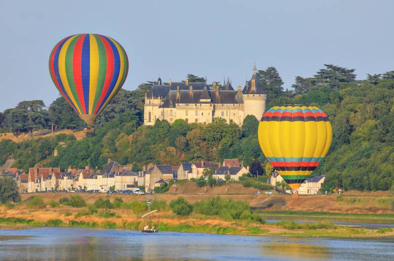 Hot Air Balloon Flight Over The Loire Valley