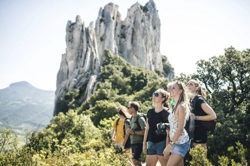 Hikers in the Luberon 