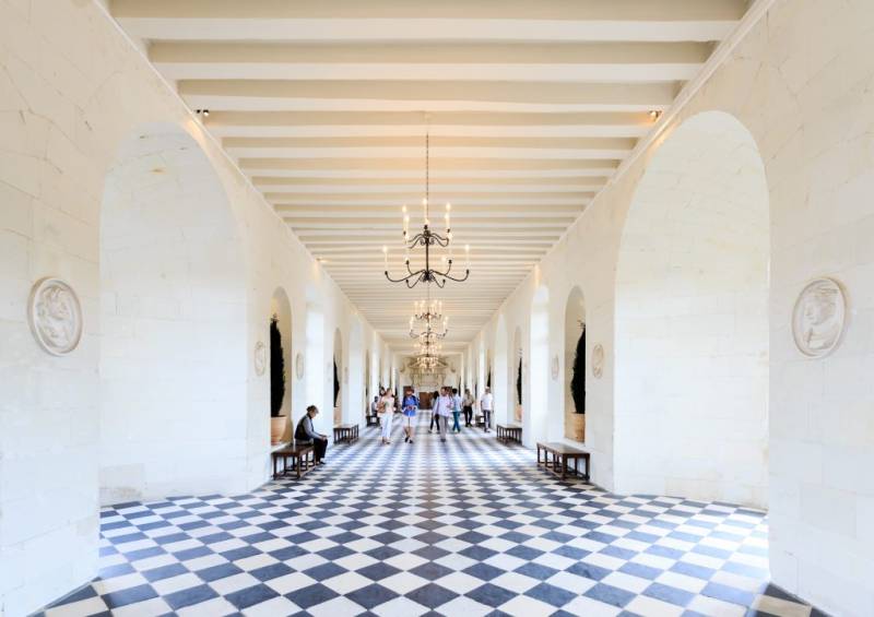 Inside of a Castle in Loire Valley