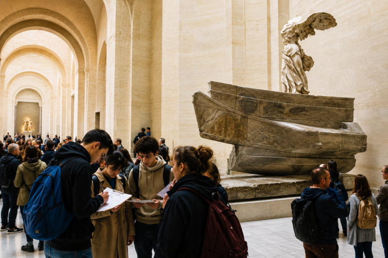 Louvre Museum Quest for Teens