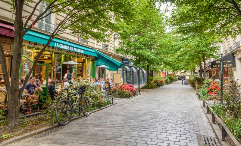 Le Marais pedestrian Street