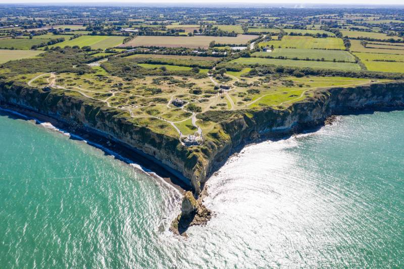 Pointe du Hoc in Normandy 