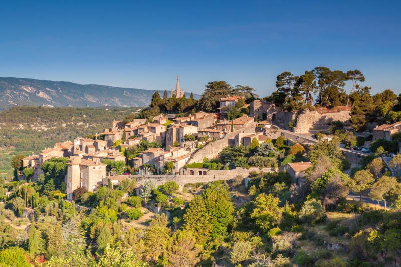 Luberon Village from the sky