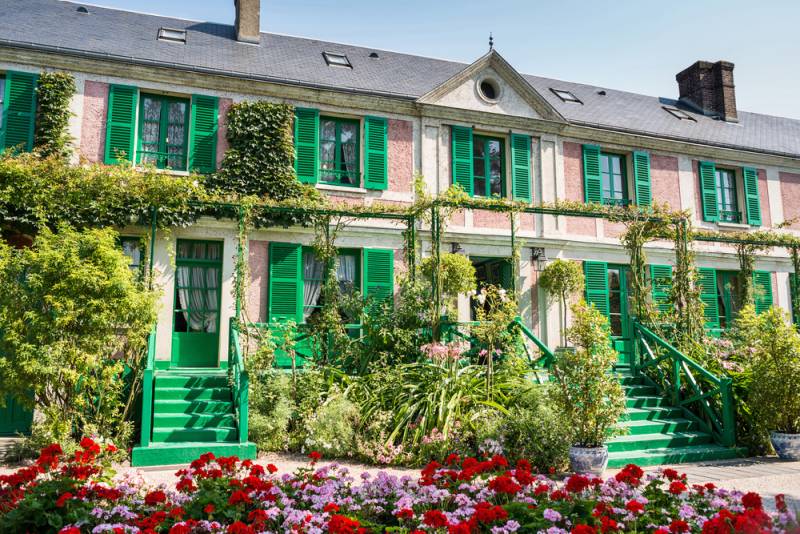 Monet's House in Giverny façade