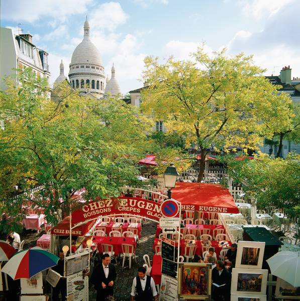 Sacré Coeur and place du tertre 