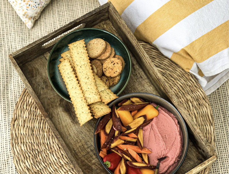 special lunch picnic in the vineyards in Provence