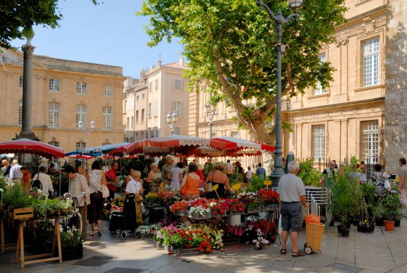Local Morning Market in Aix en Provence