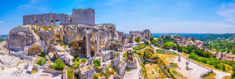 Les Baux de Provence Perched village during the Alpilles & Les Baux Villages Private Tour