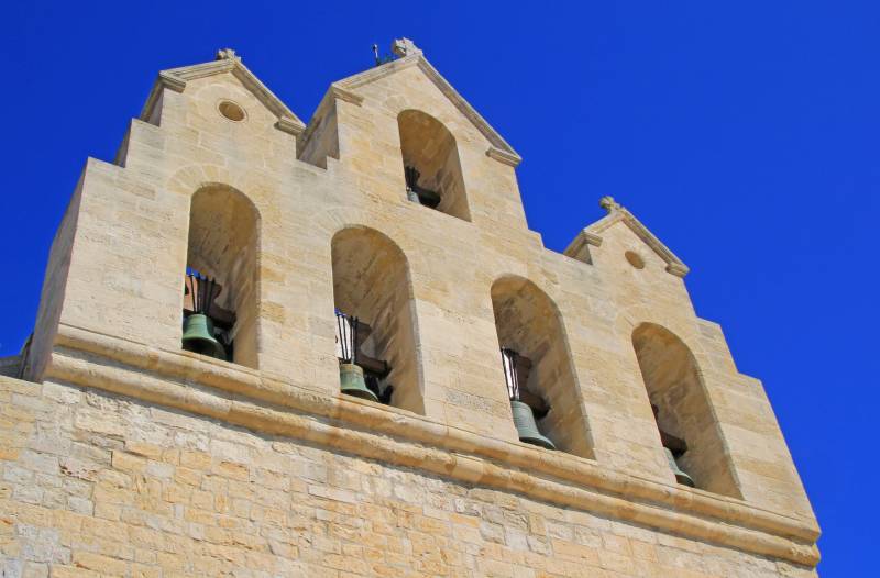 Nave of Saint Marie de la Mer Church 15 meter high