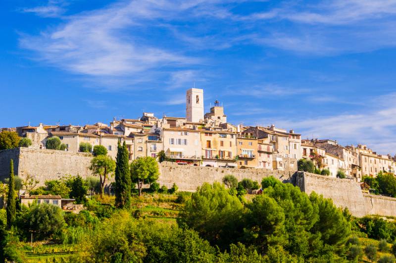 Perched village of the French Riviera