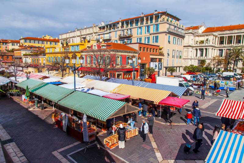 Saleya Market in Nice 