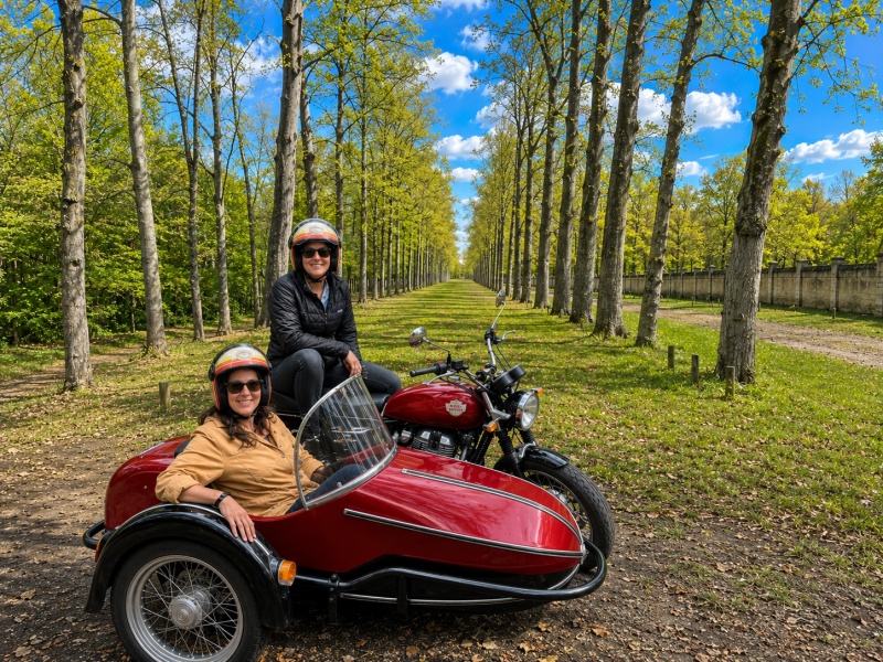 Versailles Tour in a Vintage Sidecar