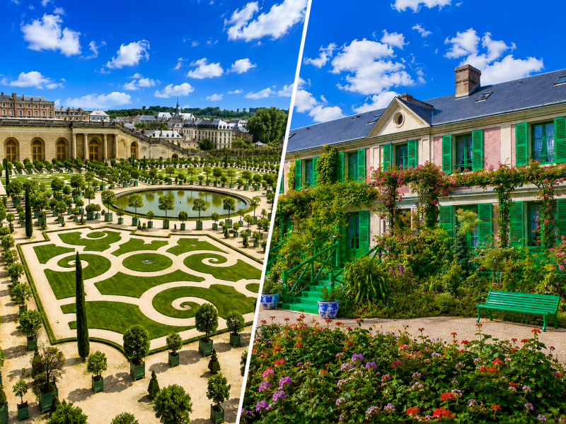 Versailles Castle & Giverny Private Tour from Paris