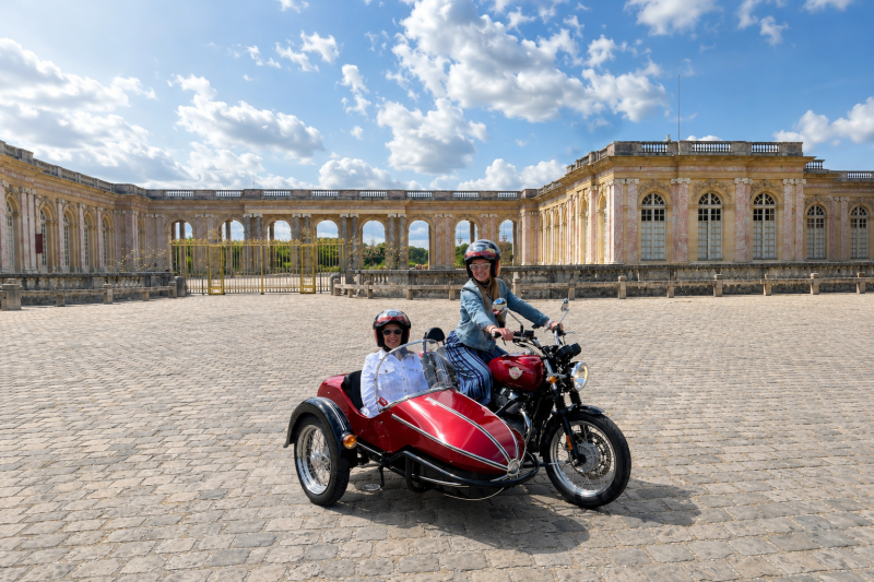 Versailles Tour in a Vintage Sidecar