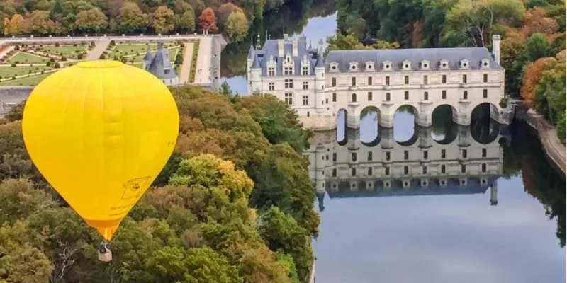 Hot Air Balloon Flight Over The Loire Valley