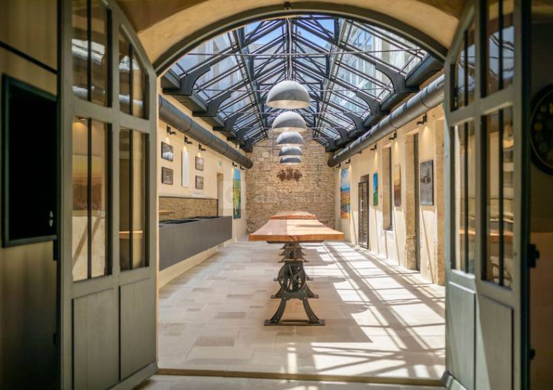Interior of a Wine Château in Burgundy. Book your private tour with Deluxe France. 