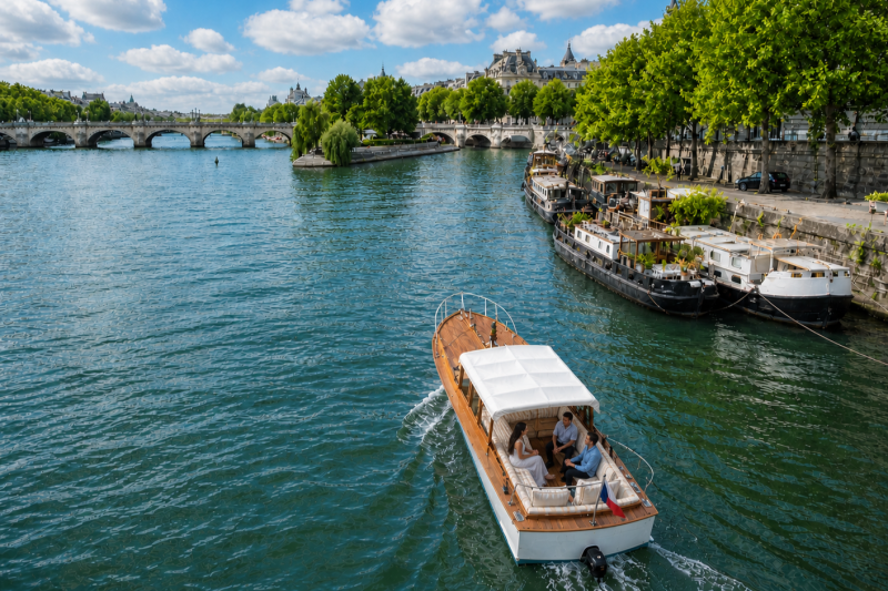Guided Seine Cruise with Champagne Brunch