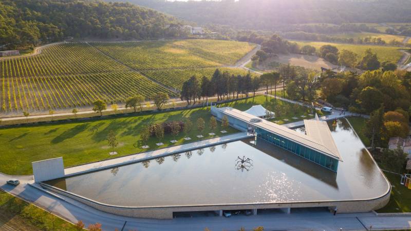 Château La Coste View from the sky