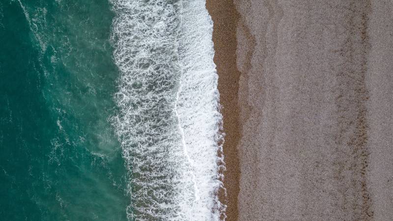 The Cliffs of Etretat Helicopter Panoramic Flight
