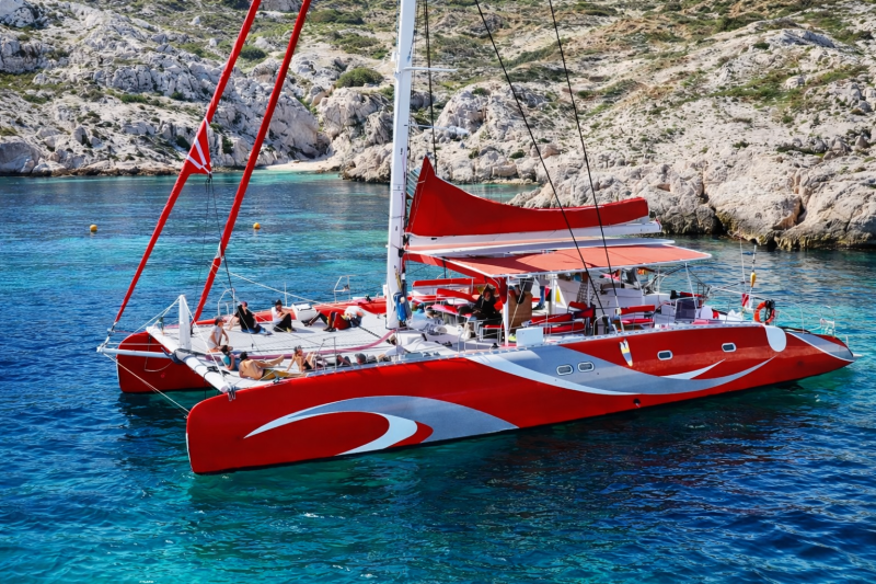 Marseille Calanques On a Private Catamaran