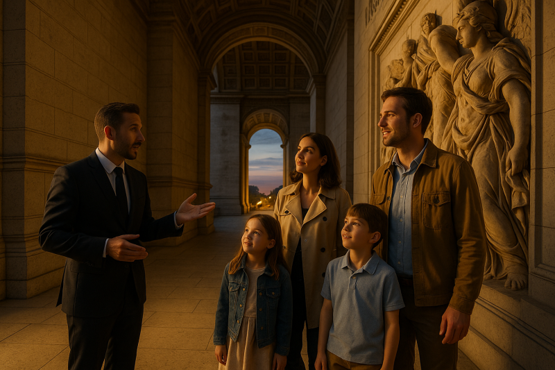 Private VIP Tour Of The Arc De Triomphe: After Hours Access