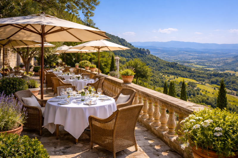 Private Helicopter Panoramic Tour & Gastronomic Lunch in Gordes