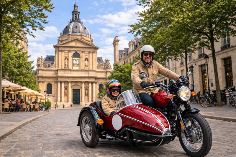 sidecar around Sorbonne