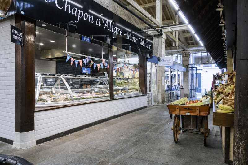 Beauvau market - covered part of Aligre Market