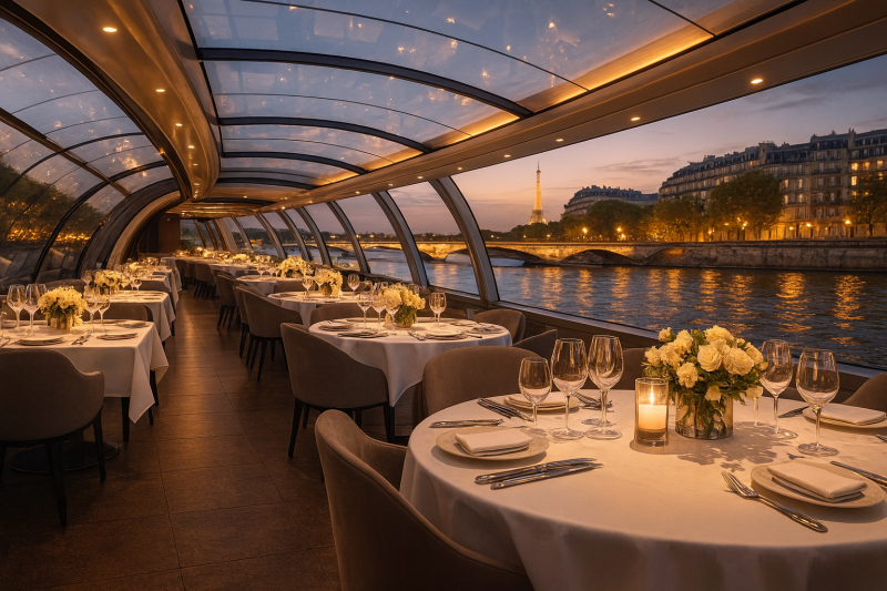 Gastronomic Dinner Cruise Ducasse Sur Seine